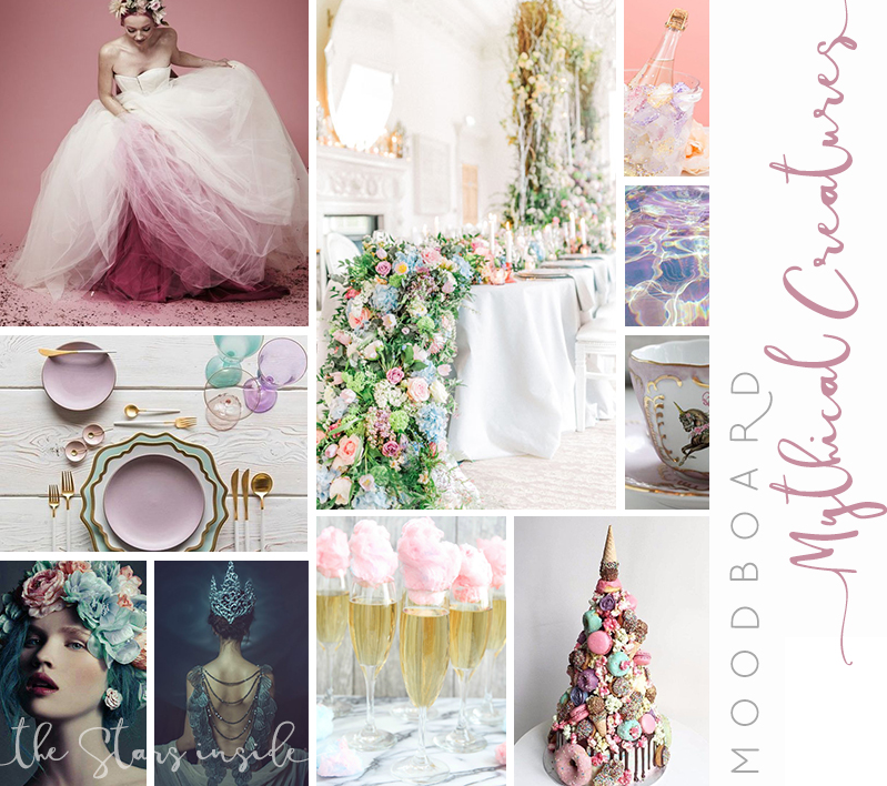 Mythical Creatures - Wedding Inspiration Moodboard