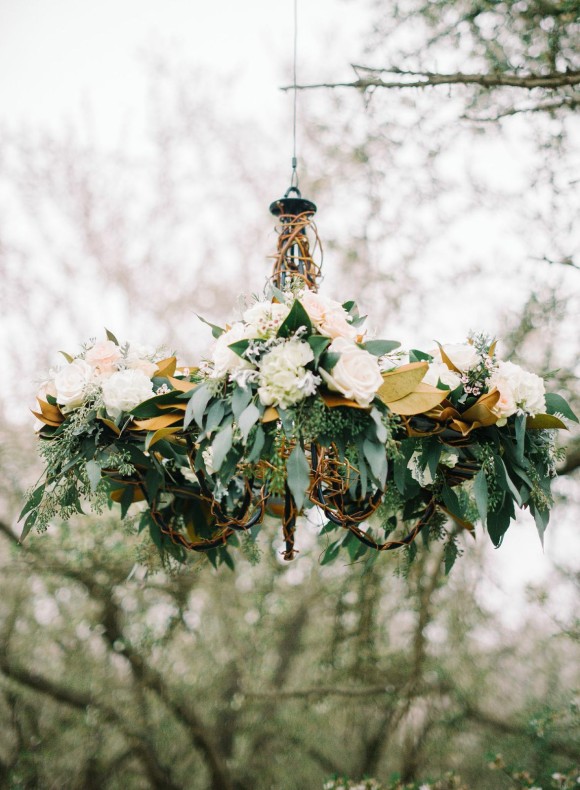 Wedding Decor - Floral Chandelier